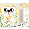 Djeco Colouring Reveal Kit - Domestic Animals - Little Painter Art | Exploring the Endless Possibilities of Art| Hot