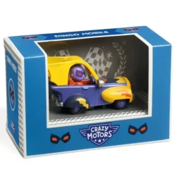 Djeco Crazy Motors Toy Car - Dingo Mobile - Little Painter Art | Exploring the Endless Possibilities of Art| Hot