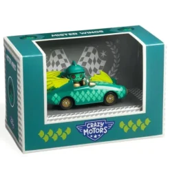 Djeco Crazy Motors Toy Car - Mister Wings - Little Painter Art | Exploring the Endless Possibilities of Art| Shop All