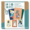 Djeco DIY Happy Families Colour-In Card Game - Little Painter Art | Exploring the Endless Possibilities of Art| Shop All