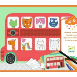 Djeco Drawing Kit - Tracing is an Art - Little Painter Art | Exploring the Endless Possibilities of Art| Hot