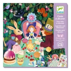 Djeco Fairy Tales To Decorate - Wonderland - Little Painter Art | Exploring the Endless Possibilities of Art| Hot