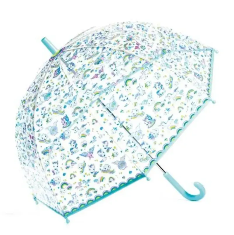 Djeco Kid's Umbrella - Unicorns & Rainbows - Little Painter Art | Exploring the Endless Possibilities of Art| Shop All