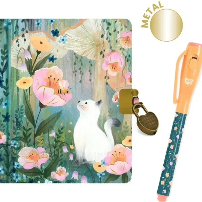 Djeco Little Secret Locking Diary with Magic Marker - Kendra - Little Painter Art | Exploring the Endless Possibilities of Art| Hot