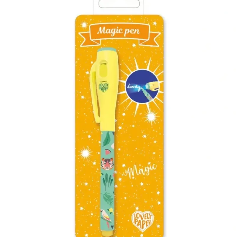 Djeco Lovely Paper Invisible Ink Magic Pen - Jungle - Little Painter Art | Exploring the Endless Possibilities of Art| Shop All