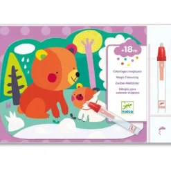 Djeco Magic Colouring - Hidden in the Woods - Little Painter Art | Exploring the Endless Possibilities of Art| Shop All