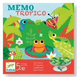 Djeco Memory Game - Memo Tropico - Little Painter Art | Exploring the Endless Possibilities of Art| Hot