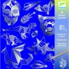 Djeco Metallic Scratch Art Kit - Little Painter Art | Exploring the Endless Possibilities of Art| Shop All