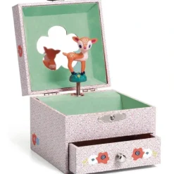 Djeco Musical Jewellery Box - Wood Fawn - Little Painter Art | Exploring the Endless Possibilities of Art| Shop All