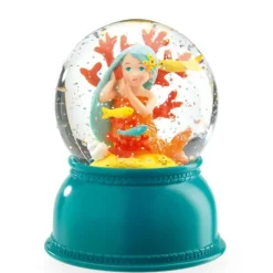 Djeco Snow Globe Nightlight - Mermaid - Little Painter Art | Exploring the Endless Possibilities of Art| Hot
