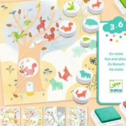 Djeco Stamp Kit - Out and About - Little Painter Art | Exploring the Endless Possibilities of Art| Shop All