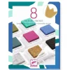 Djeco Stamp Pad 8pk & Cleaner - Chic Colours - Little Painter Art | Exploring the Endless Possibilities of Art| Hot