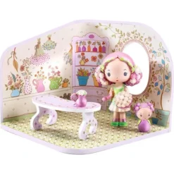 Djeco Tinyly Tinyshop Play Set - Rosalie & Rosie - Little Painter Art | Exploring the Endless Possibilities of Art| Shop All