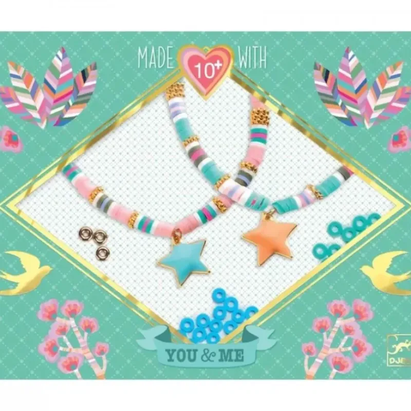 Djeco You & Me Bracelet Kit - Stars Hishi - Little Painter Art | Exploring the Endless Possibilities of Art| Hot