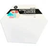 Docrafts Artiste Stretched Hexagon Canvas 40cm - 380gsm - Pack of 2 - Little Painter Art | Exploring the Endless Possibilities of Art| Canvas