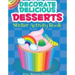 Dover Sticker Activity Book - Decorate Delicious Desserts - Little Painter Art | Exploring the Endless Possibilities of Art| Hot