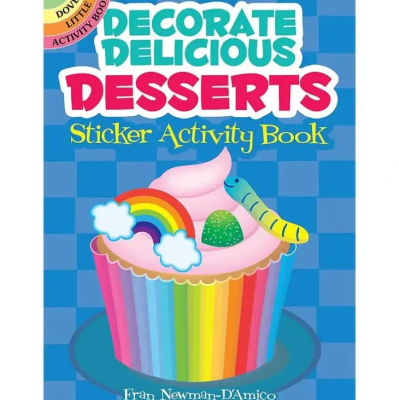 Dover Sticker Activity Book - Decorate Delicious Desserts - Little Painter Art | Exploring the Endless Possibilities of Art| Hot