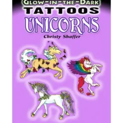 Dover Temporary Tattoos - Glow-in-the-Dark Unicorns - Little Painter Art | Exploring the Endless Possibilities of Art| Hot