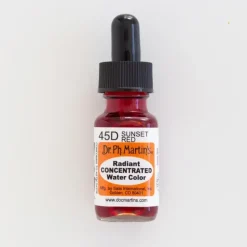 Brush^Dr. Ph. Martins Radiant Concentrated 45D Sunset Red - Little Painter Art | Exploring the Endless Possibilities of Art