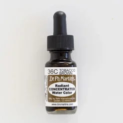 Brush^Dr. Ph. Martins Radiant Concentrated 36C Tobacco Brown - Little Painter Art | Exploring the Endless Possibilities of Art