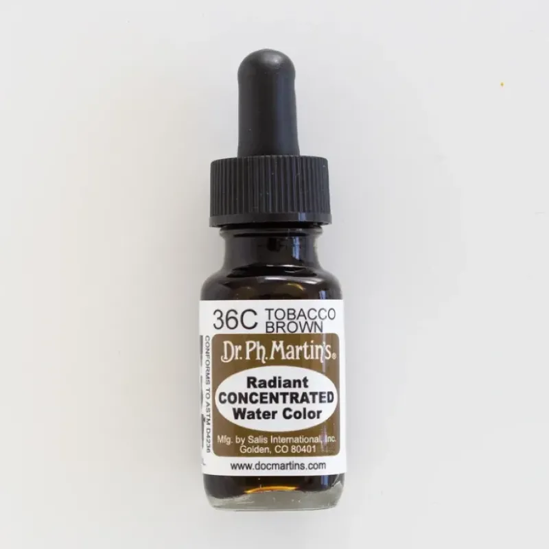 Brush^Dr. Ph. Martins Radiant Concentrated 36C Tobacco Brown - Little Painter Art | Exploring the Endless Possibilities of Art