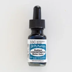 Brush^Dr. Ph. Martins Radiant Concentrated 33C Norway Blue - Little Painter Art | Exploring the Endless Possibilities of Art