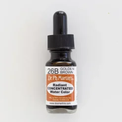 Brush^Dr. Ph. Martins Radiant Concentrated 26B Golden Brown - Little Painter Art | Exploring the Endless Possibilities of Art