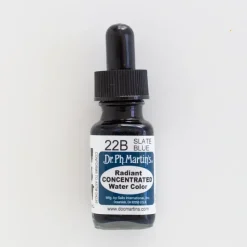 Brush^Dr. Ph. Martins Radiant Concentrated 22B Slate Blue - Little Painter Art | Exploring the Endless Possibilities of Art