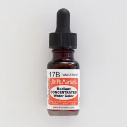 Brush^Dr. Ph. Martins Radiant Concentrated 17B Tangerine - Little Painter Art | Exploring the Endless Possibilities of Art