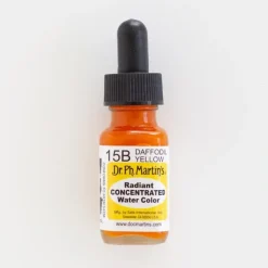 Brush^Dr. Ph. Martins Radiant Concentrated 15B Daffodil Yellow - Little Painter Art | Exploring the Endless Possibilities of Art