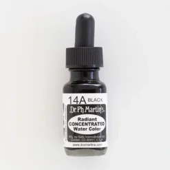 Brush^Dr. Ph. Martins Radiant Concentrated 14A Black - Little Painter Art | Exploring the Endless Possibilities of Art