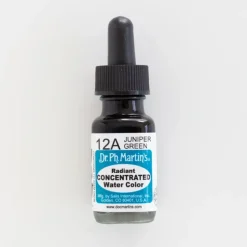 Dr. Ph. Martins Radiant Concentrated 12A Juniper Green - Little Painter Art | Exploring the Endless Possibilities of Art| Brush