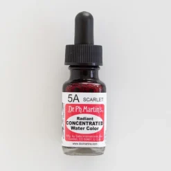 Brush^Dr. Ph. Martins Radiant Concentrated 5A Scarlet - Little Painter Art | Exploring the Endless Possibilities of Art