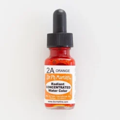 Brush^Dr. Ph. Martins Radiant Concentrated 2A Orange - Little Painter Art | Exploring the Endless Possibilities of Art