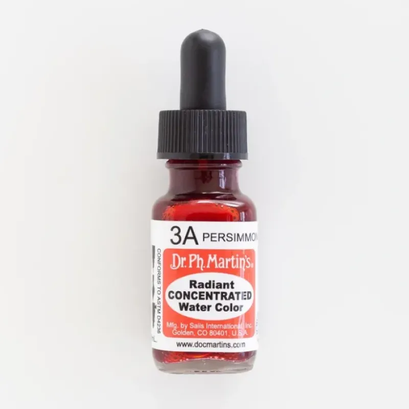 Brush^Dr. Ph. Martins Radiant Concentrated 3A Persimmon - Little Painter Art | Exploring the Endless Possibilities of Art