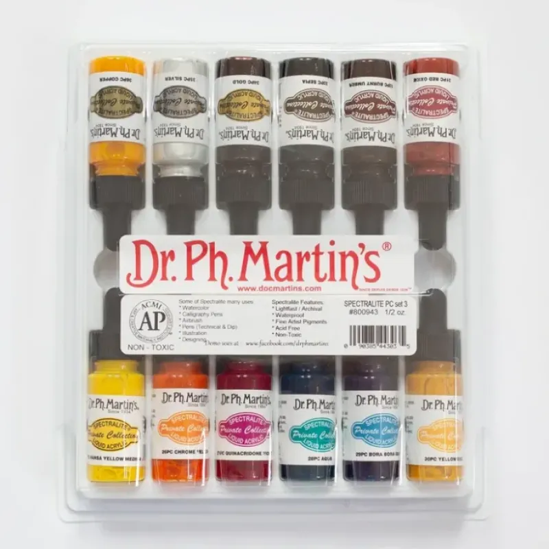 Canvas^Dr. Ph. Martins Spectralite set 3 15ml - Little Painter Art | Exploring the Endless Possibilities of Art