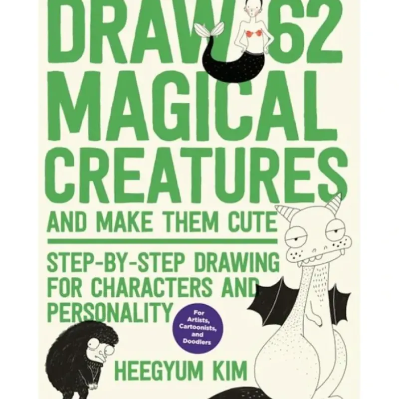 Hot^Draw 62 Magical Creatures And Make Them Cute by Heegyum Kim - Little Painter Art | Exploring the Endless Possibilities of Art