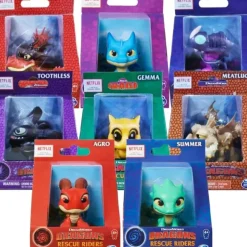 Hot^DreamWorks Dragons Collectible Mini Dragon Figures - Little Painter Art | Exploring the Endless Possibilities of Art