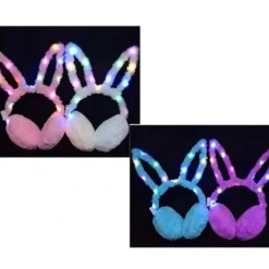 Shop All^Easter Treasures Light-Up Bunny Ears Headband w/Ear Muffs - Assorted - Little Painter Art | Exploring the Endless Possibilities of Art