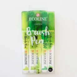 Brush^Ecoline brushpen set Green - Little Painter Art | Exploring the Endless Possibilities of Art
