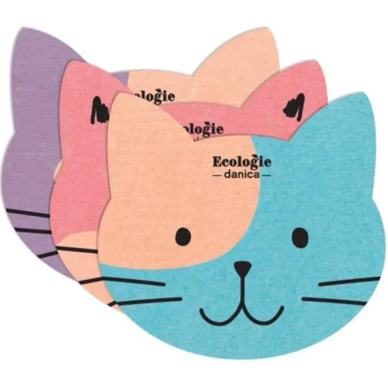 Hot^Ecologie Swedish Sponge Cloth 3pk - Cats - Little Painter Art | Exploring the Endless Possibilities of Art