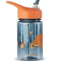 Hot^EcoVessel Splash 12oz Tritan Kids Water Bottle - Camping - Little Painter Art | Exploring the Endless Possibilities of Art