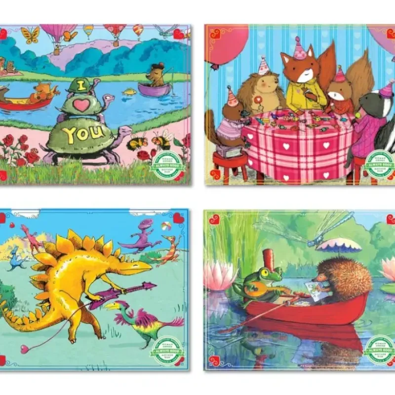 Hot^eeBoo 36pc Mini Puzzle, Assorted - Little Painter Art | Exploring the Endless Possibilities of Art