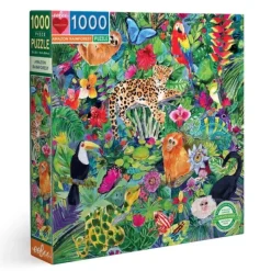 Hot^eeBoo 1000pc Puzzle - Amazon Rainforest - Little Painter Art | Exploring the Endless Possibilities of Art