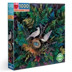 Hot^eeBoo 1000pc Puzzle - Birds In Fern - Little Painter Art | Exploring the Endless Possibilities of Art