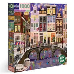 Hot^eeBoo 1000pc Puzzle - Magical Amsterdam - Little Painter Art | Exploring the Endless Possibilities of Art