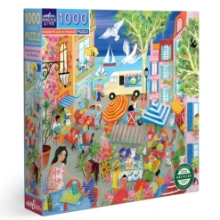 Shop All^eeBoo 1000pc Puzzle - Marketplace in France - Little Painter Art | Exploring the Endless Possibilities of Art