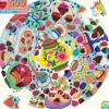 Hot^eeBoo 500pc Round Puzzle - Tea Party - Little Painter Art | Exploring the Endless Possibilities of Art