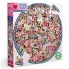 Hot^eeBoo 500pc Round Puzzle - Women March! - Little Painter Art | Exploring the Endless Possibilities of Art