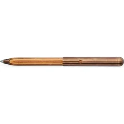 Shop All^E+M Style Wood Ballpoint Pen - Zebrano with Vintage Brass - Little Painter Art | Exploring the Endless Possibilities of Art